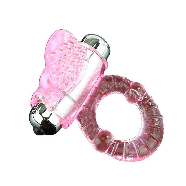 BAILE - PINK SWEET ABS VIBRATING PENIS RING 10 RHYTHMS