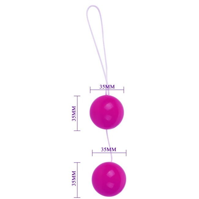 Twins balls Chinese balls lilac unisex