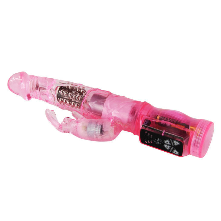Mini pink rabbit rotator with superstimulator