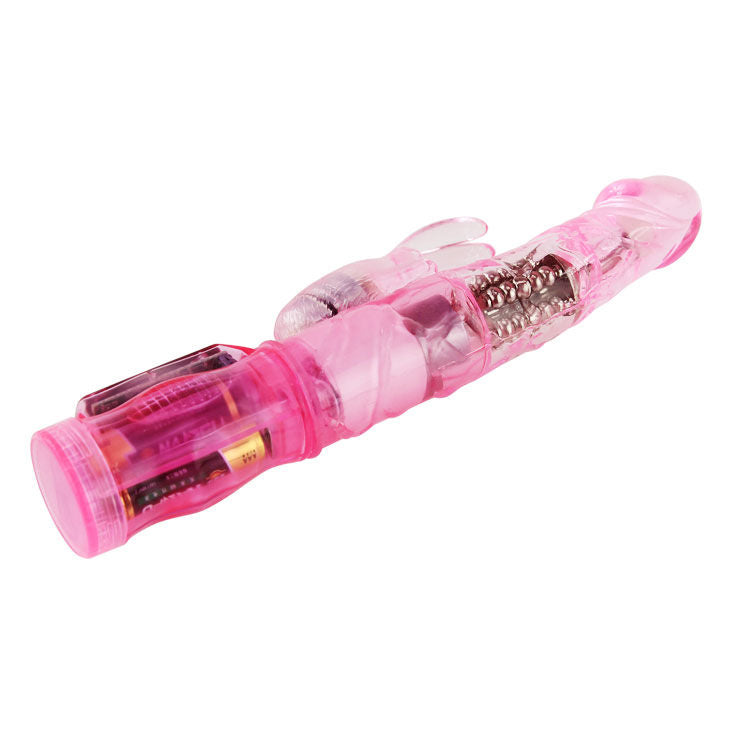 Mini pink rabbit rotator with superstimulator