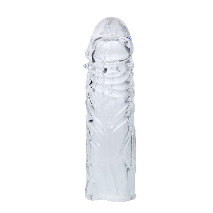 BAILE - LILAC SILICONE PENIS SLEEVE, ADAPTABLE, 13 CM