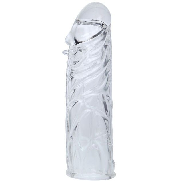 BAILE - LILAC SILICONE PENIS SLEEVE, ADAPTABLE, 13 CM