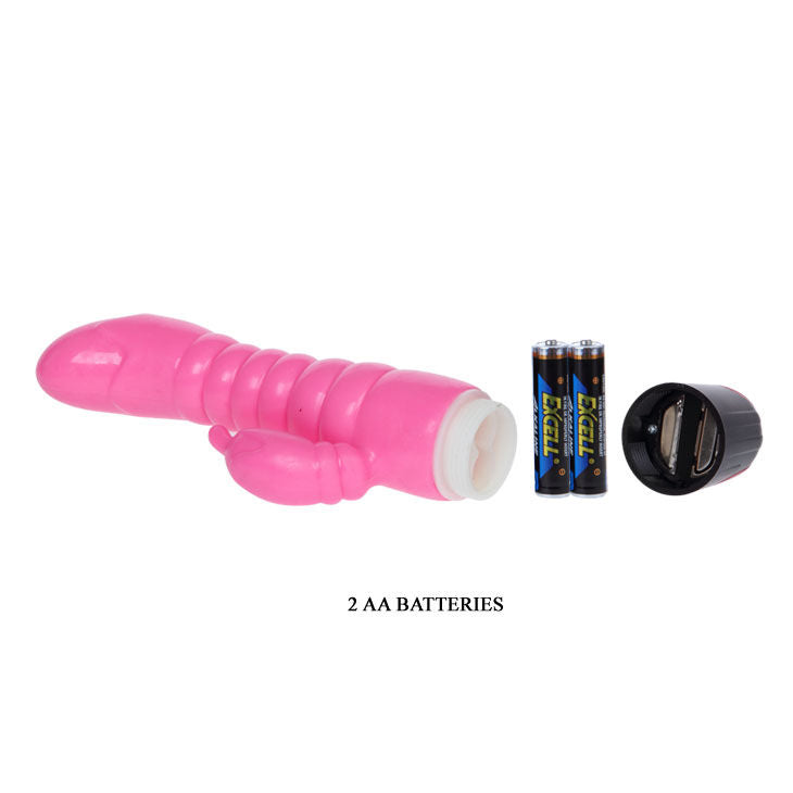Pink vibrator 22.5 cm