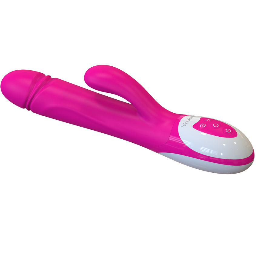 Wave dual stimulator vibrator