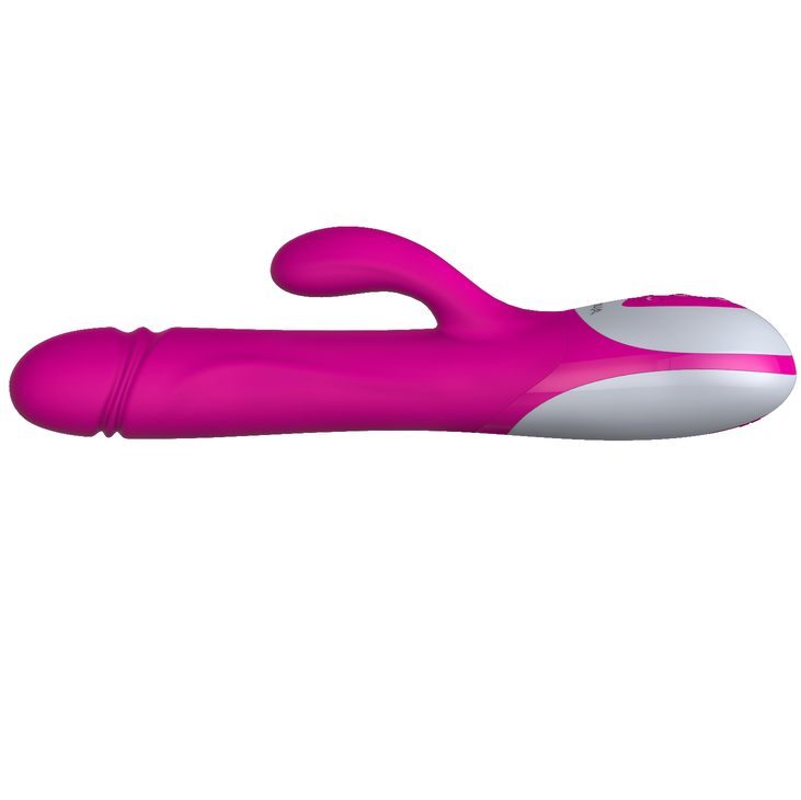 Wave dual stimulator vibrator