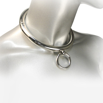 BDSM collar with ring 18cm