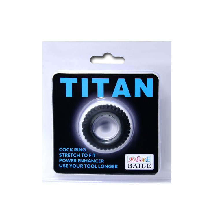Black Titan Cockring 1.9 cm 