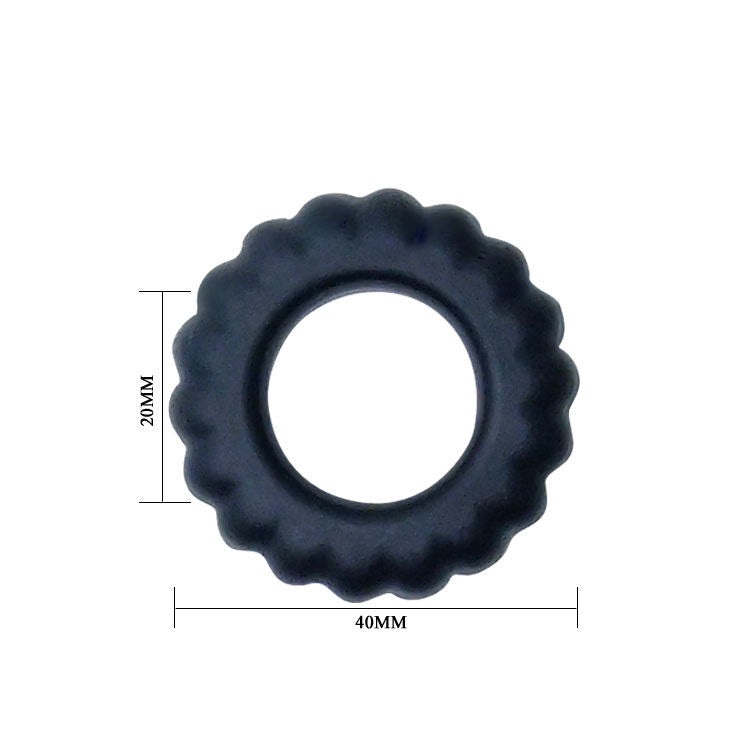 Black Titan Cockring 2 cm