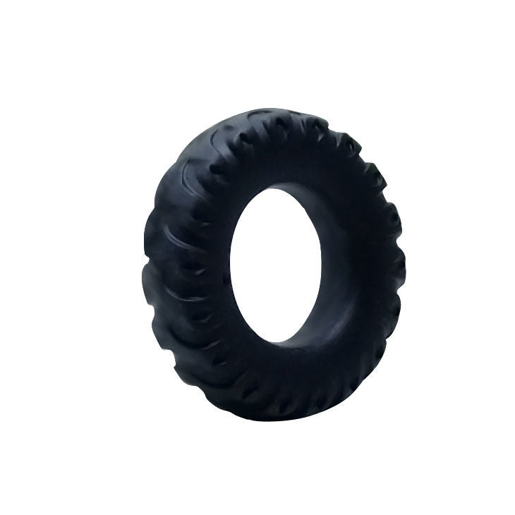 Cockring titan black green 2 cm