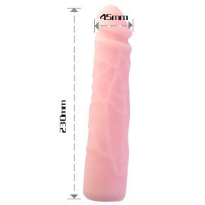 Skin Touch Realistic Silicone Dildo 23cm