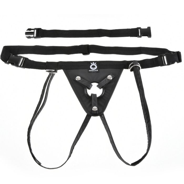 Gode Ceinture Réaliste Fit Rite Harnais Vinyle Ventouse - King Cock