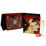 Secret geisha kit with strawberries and cava