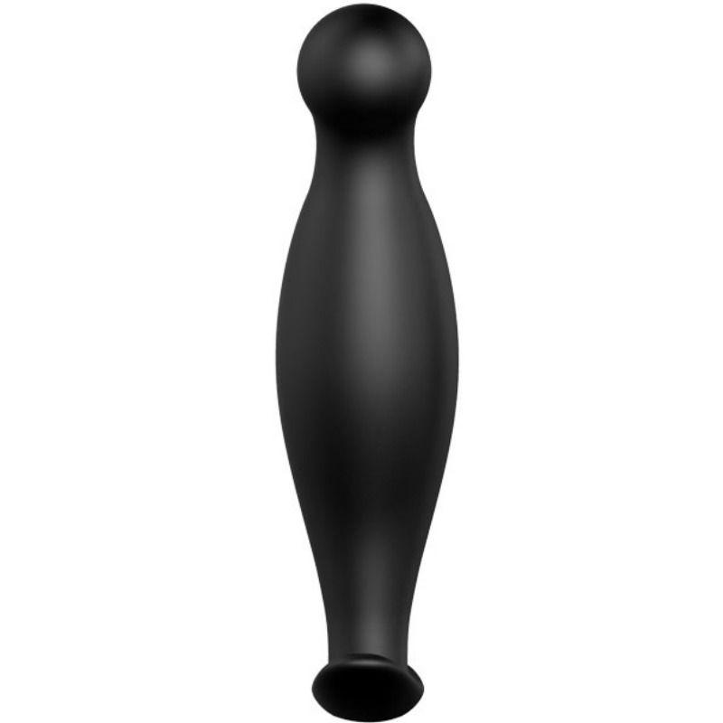 Silicone anal plug e 11.7 cm black