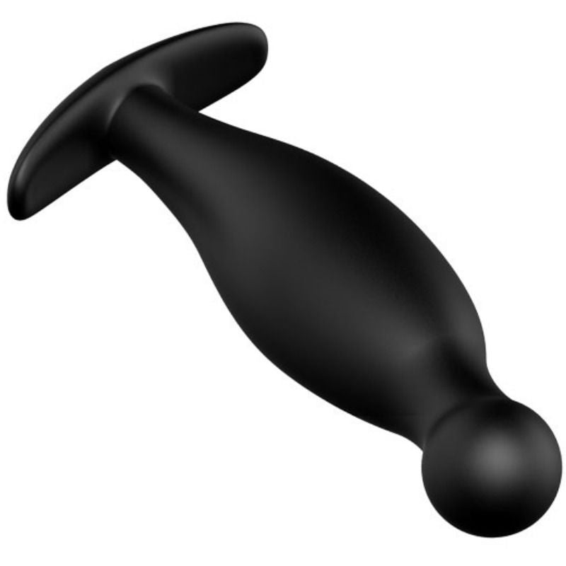 Silicone anal plug e 11.7 cm black