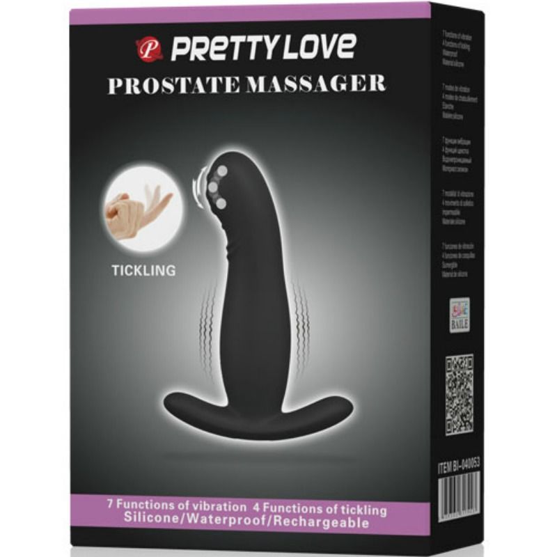 Prostate massager with vibration