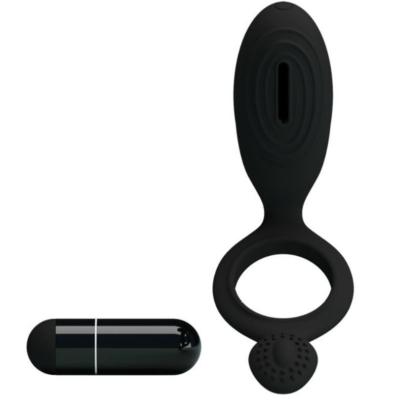 Ethel vibrating ring with stimulator