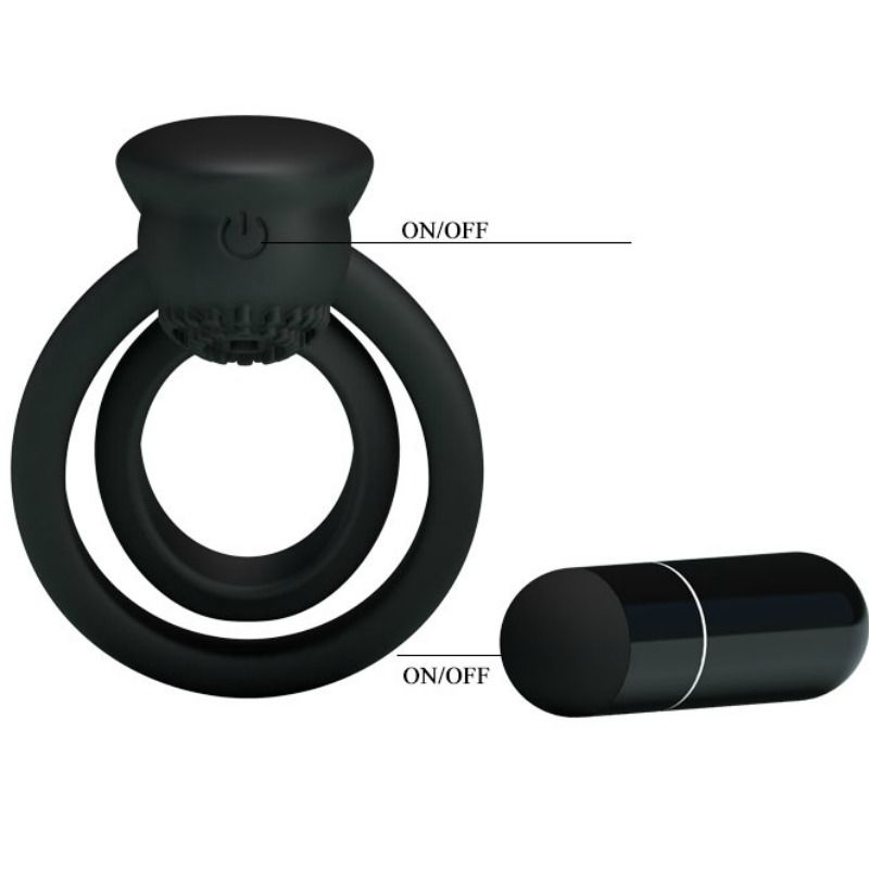 Esther vibrating ring with stimulator