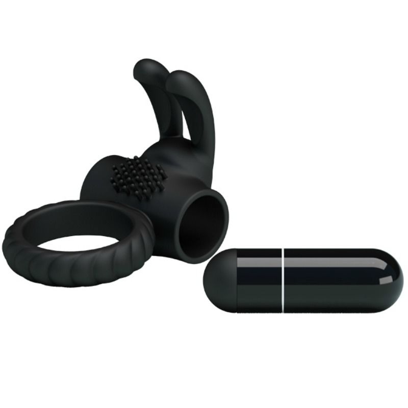 Eudora Vibrating Ring with Stimulator