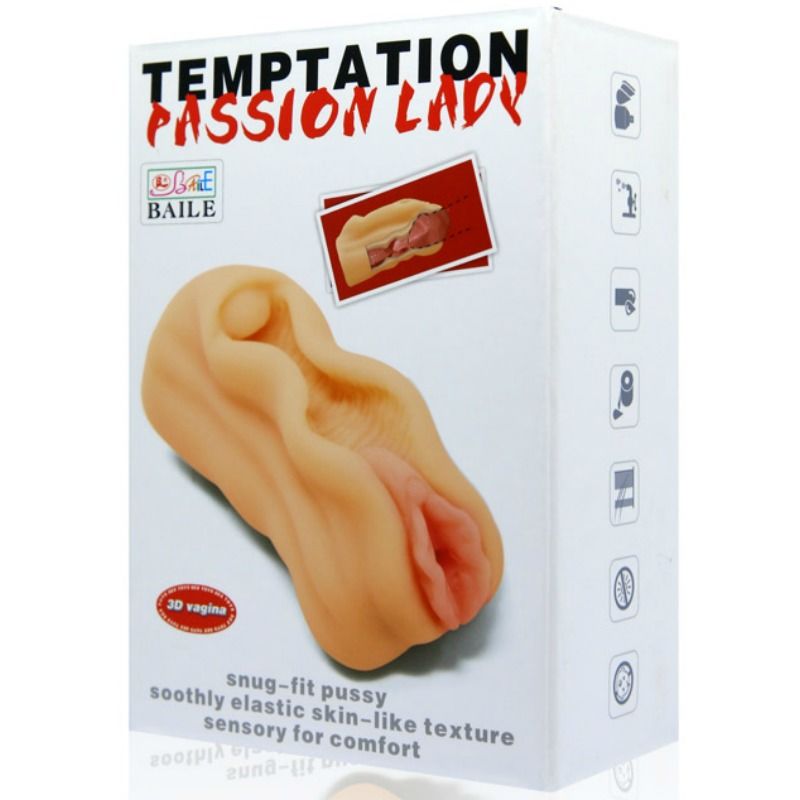BAILE - MINI MASTURBATOR MLE VAGINA LIPS DESIGN