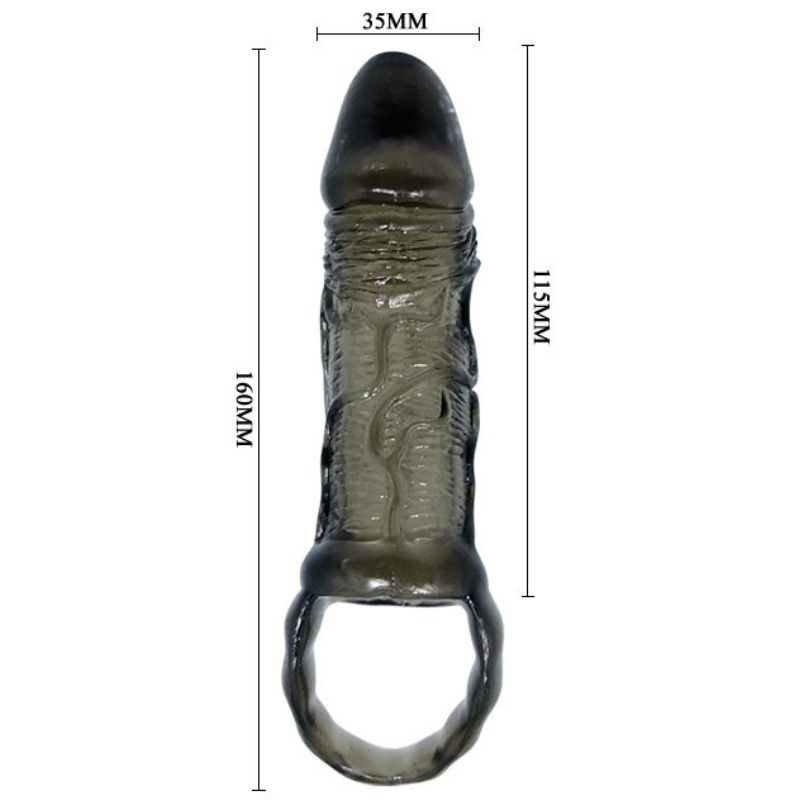 Penis Extension Sheath with Testicle Strap 11.5cm