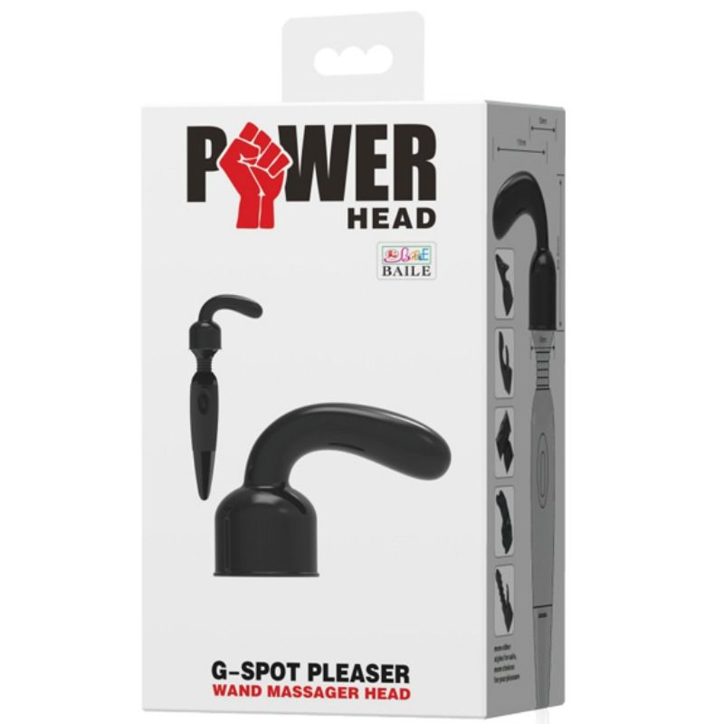Interchangeable head for spot pleaser massager