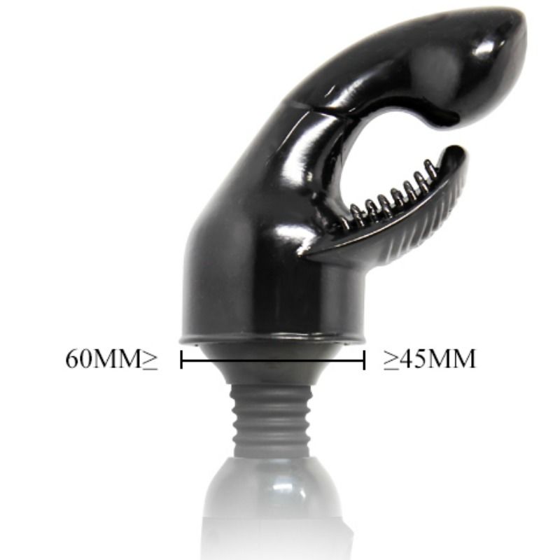 Power head interchangeable head for massager stimulation of the gy point and clitoris