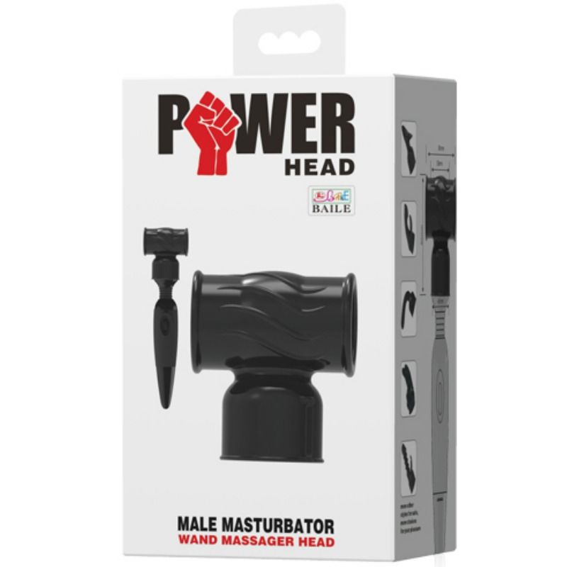 BAILE - INTERCHANGEABLE HEAD FOR MALE MASSAGER