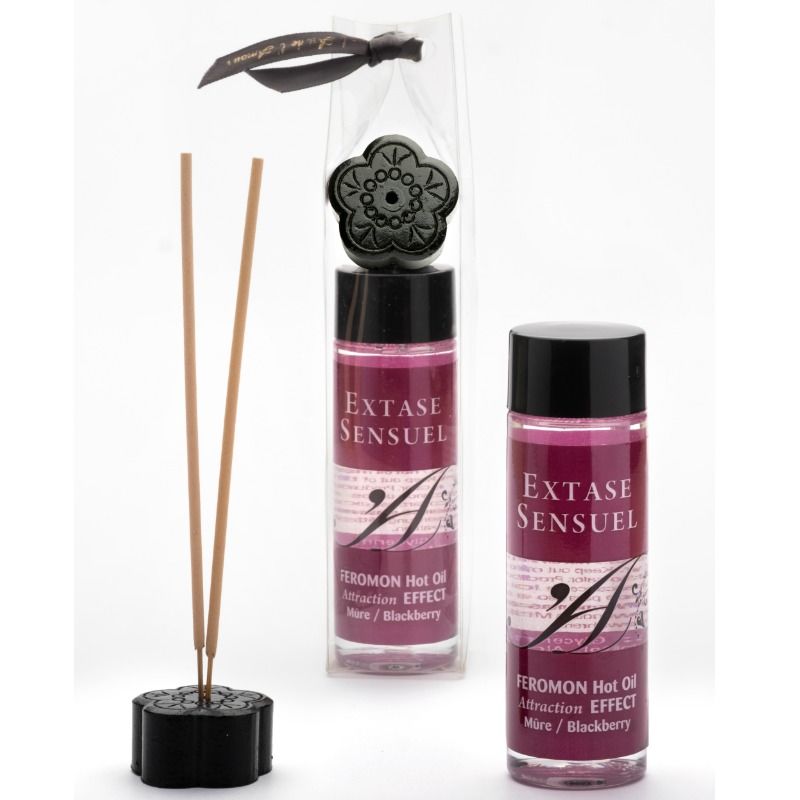 Heating Massage Oil with Blackberry Pheromones 100 ml