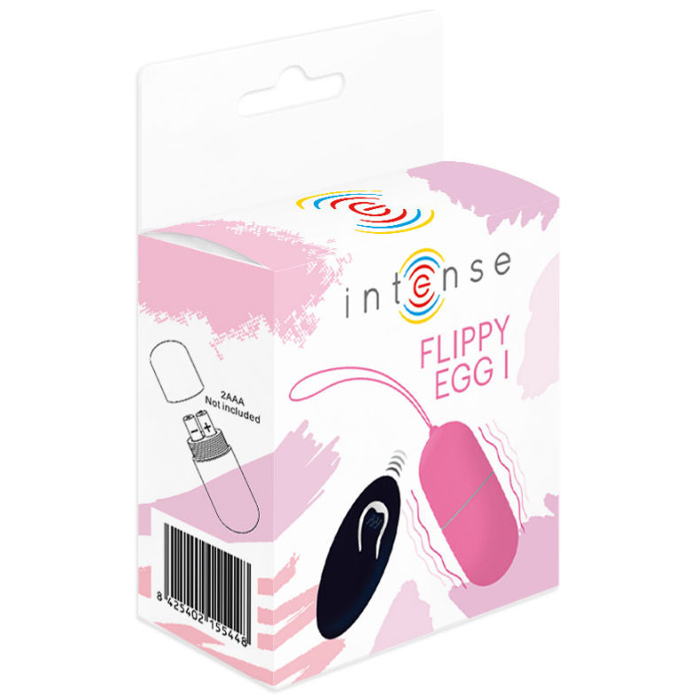 Flippy i Vibrating Egg with Remote Control Pink