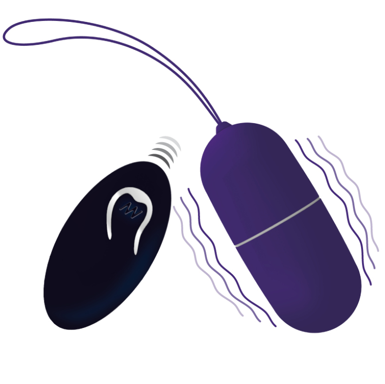 Flippy i Vibrating Egg with Remote Control Purple