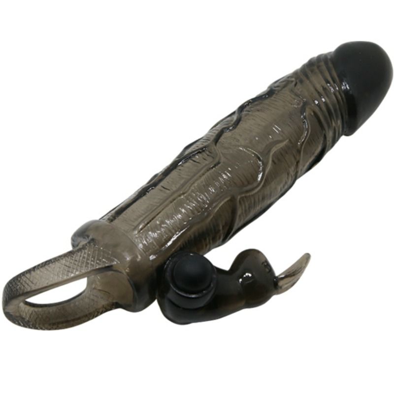 Brave Man Penis Cover with Black Rabbit 16.5 cm