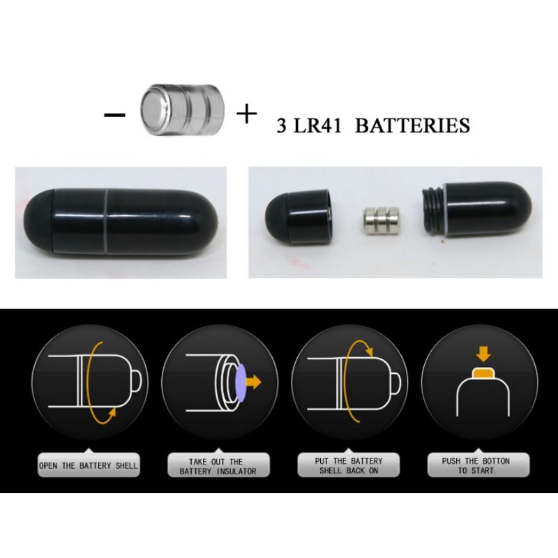 Brave Man Penis Cover with Black Rabbit 16.5 cm