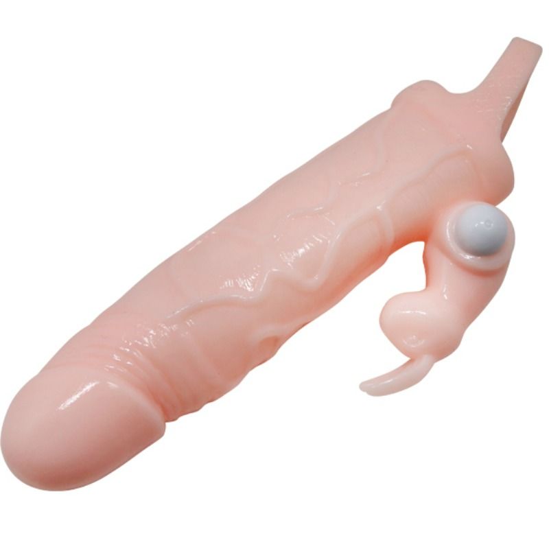 Brave Man Penis Cover with Rabbit Flesh and Dual Motor 16.5cm
