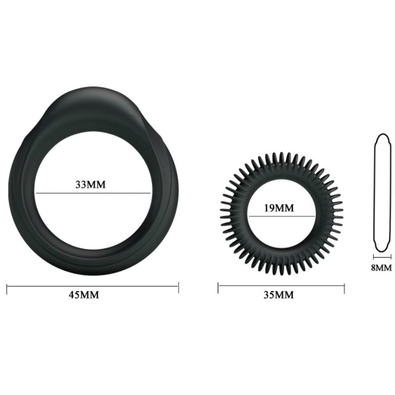 BAILE - KIT 2 SILICONE RINGS VIRILIT? RING