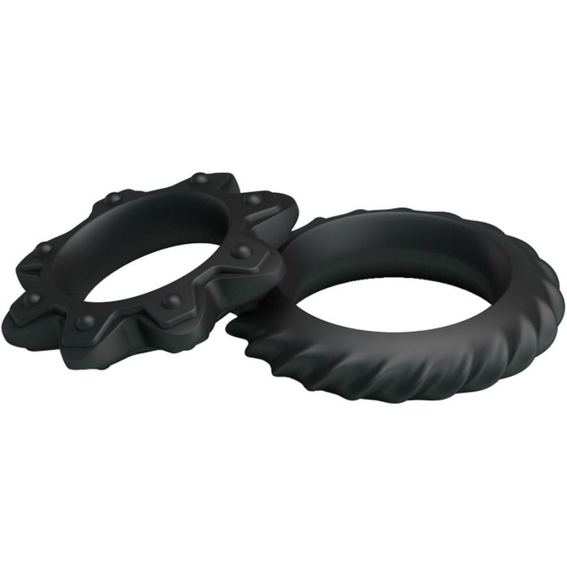 Set of 2 silicone flower rings