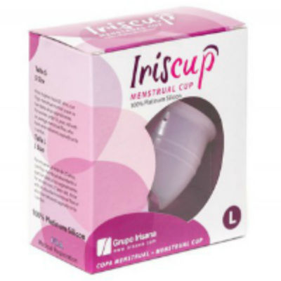 IRISCUP - LARGE PINK MUG OF THE MONTH + FREE STERILIZING BAG