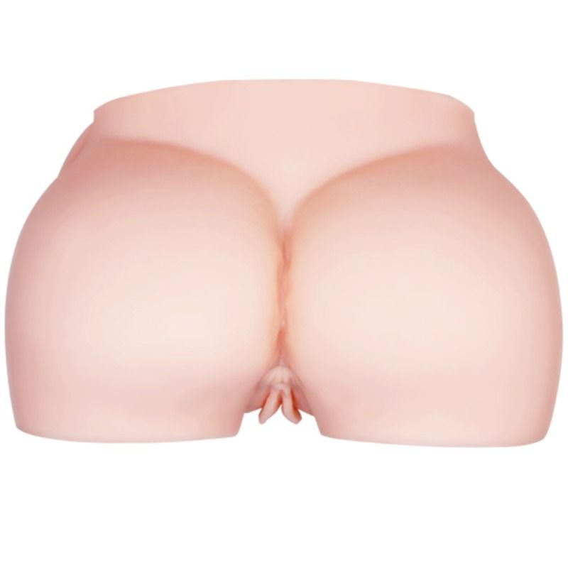 Realistic vagina and anus with vibration