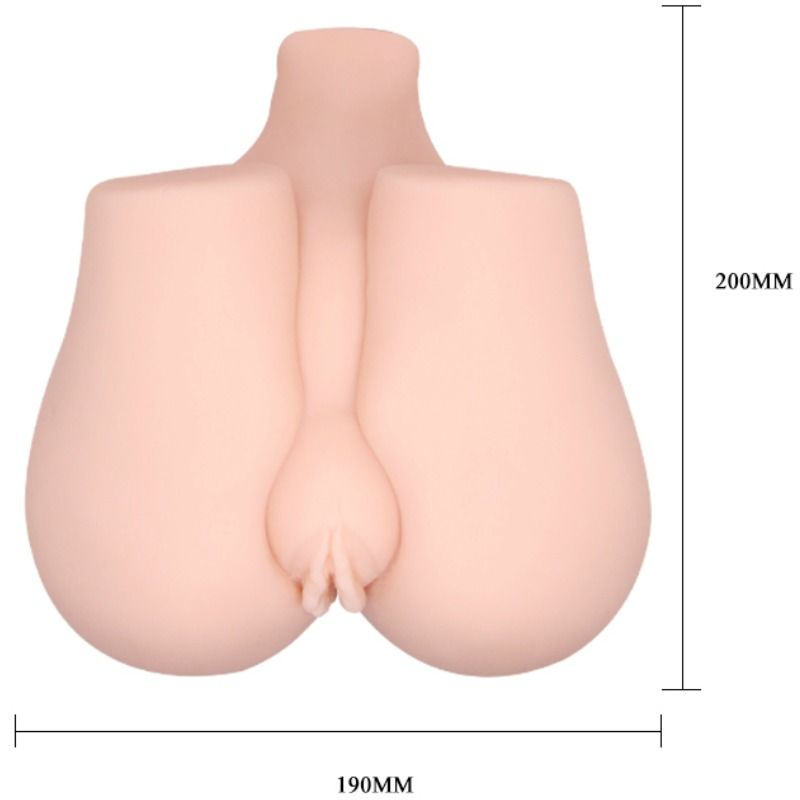 Realistic Vagina and Anus with Vibration Position 3