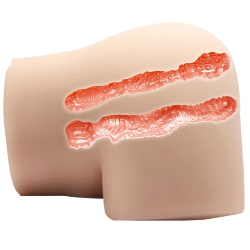 Realistic Vagina and Anus with Vibration Position 4