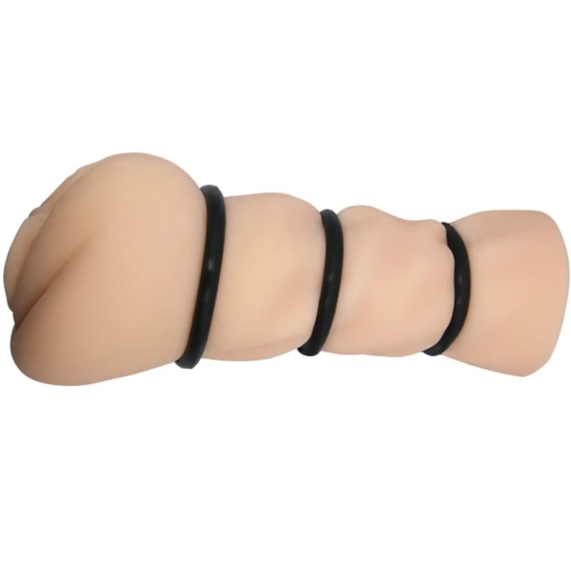Vagina masturbator with rings