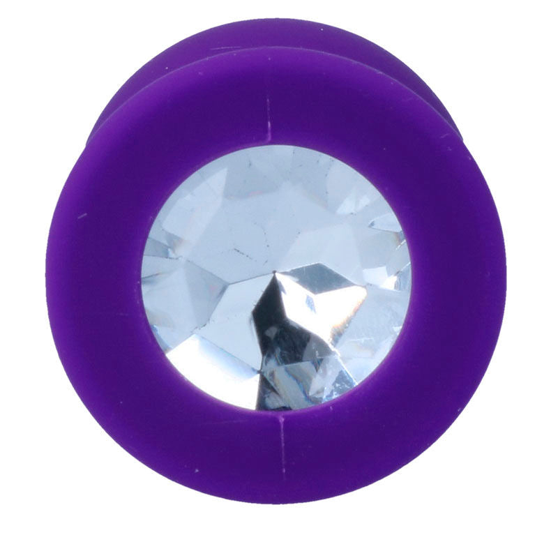 Plug Anal Shelki avec Base Diamant - Silicone Doux Étanche - Intense