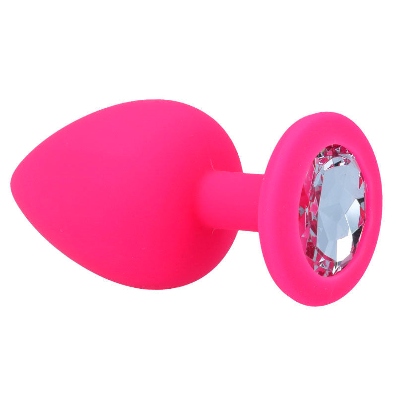 Shelki L fuchsia anal plug