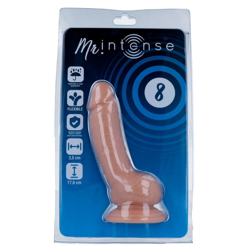 8 realistic penis 17.6 cm -o- 3.5 cm
