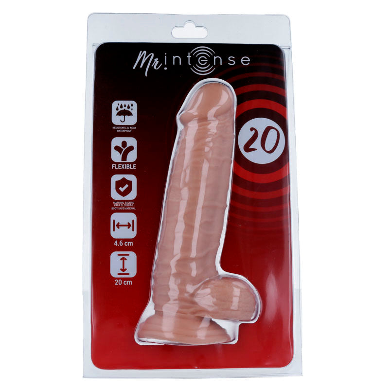20 realistic penis 20 cm -o- 4.6 cm
