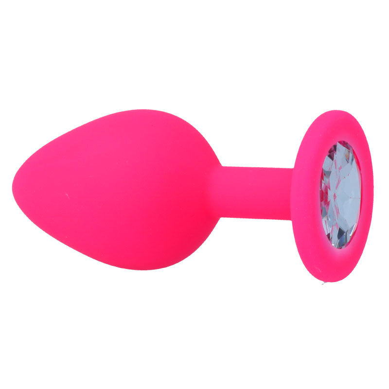 Shelki M fuchsia anal plug