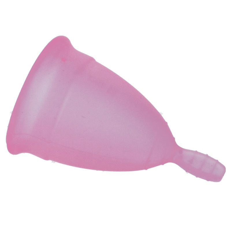 Pink menstrual cup - size L