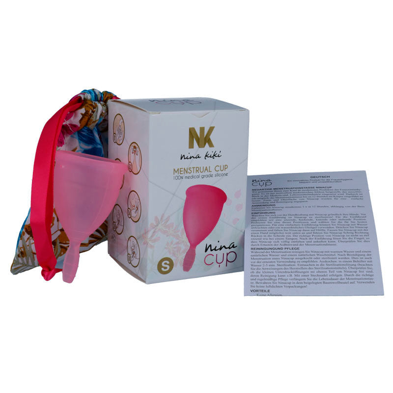 Pink menstrual cup - size S