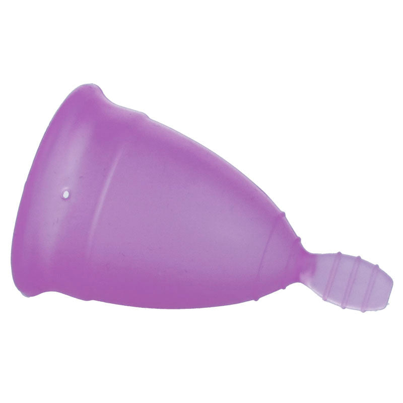 Purple menstrual cup - size L
