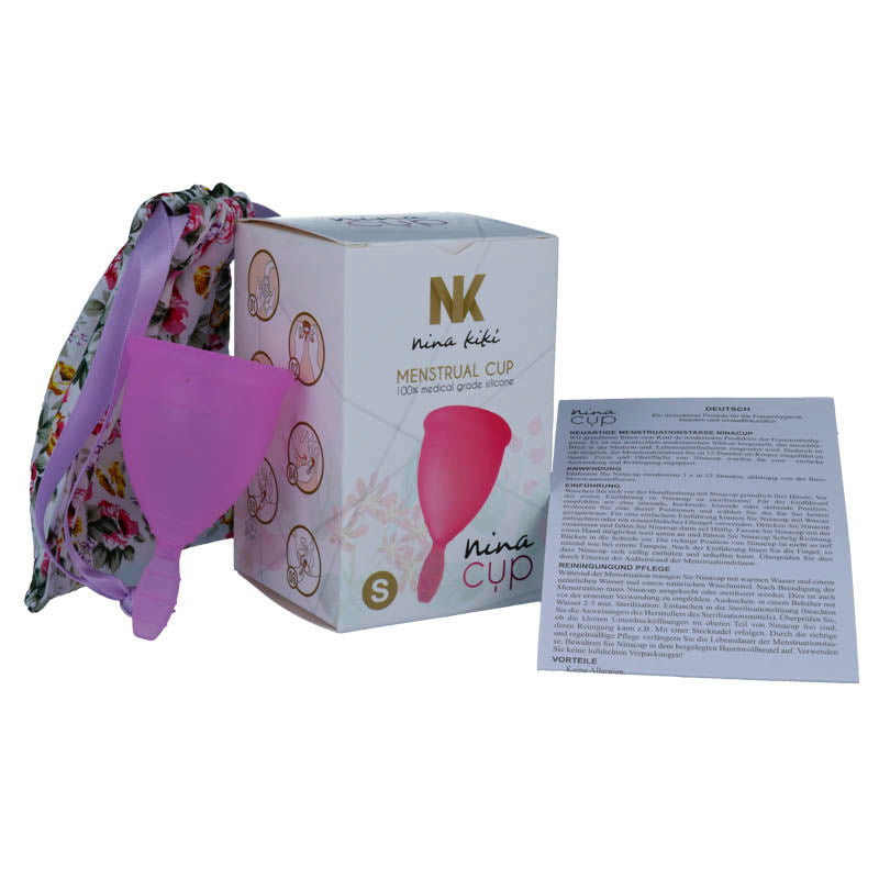 Purple menstrual cup - size S