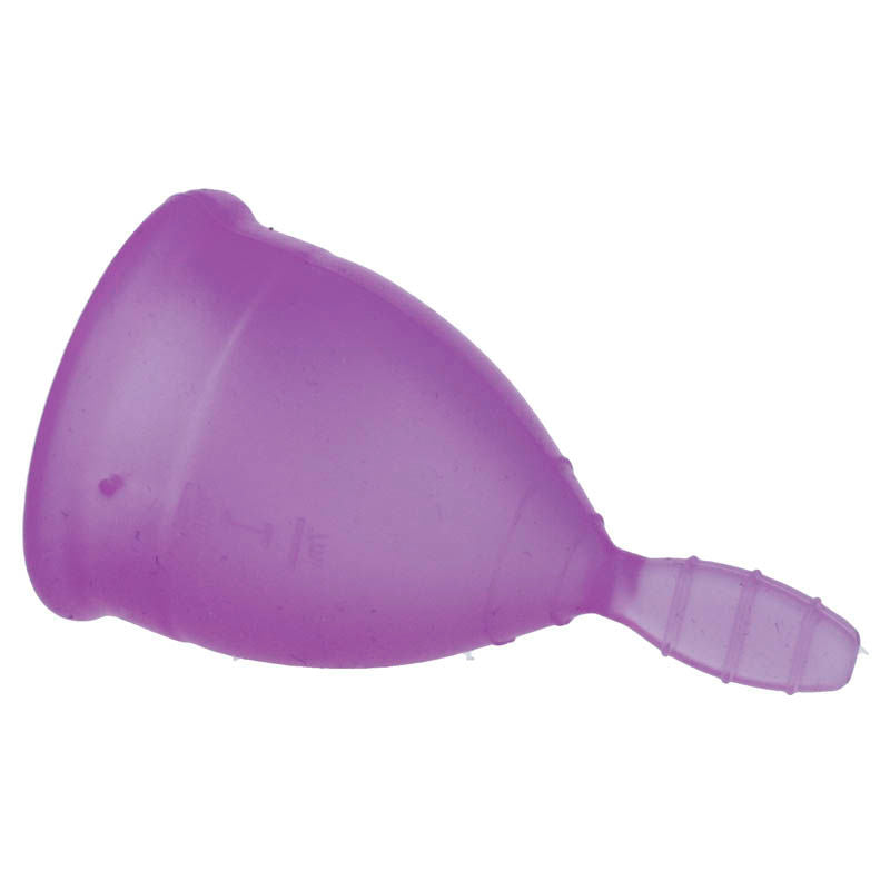 Purple menstrual cup - size S